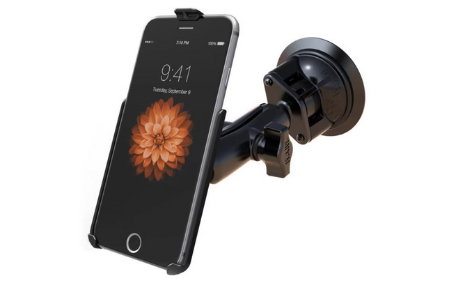 Support pour smartphone Rammount Twist-Lock, iPhone Xs Max, 7 &amp; 6 Plus