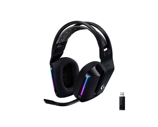 Logitech Headset G733 Lightspeed Schwarz