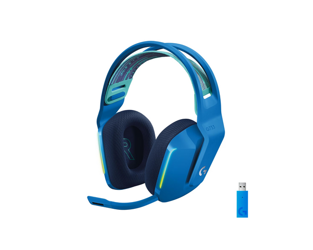 Logitech Headset G733 Lightspeed Blau