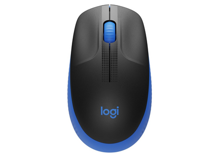 Logitech Mouse M190 Blue/Black, wireless