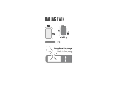 Tapis de couchage High Peak Dallas Twin