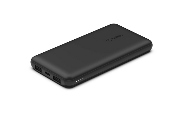 Belkin Power Bank Boost Charge 3-Port 10000 mAh, Black