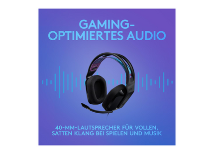 Logitech Headset G335 Gaming Schwarz