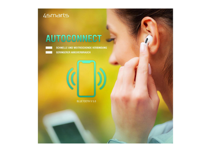 4smarts True Wireless In-Ear-Kopfhörer SkyPods Pro Weiss