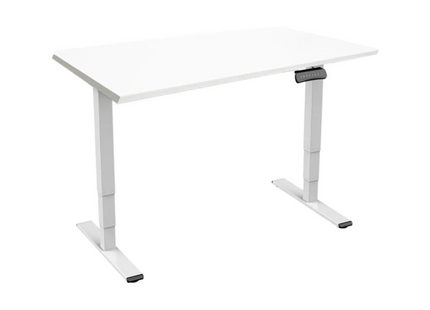 Table Contini RAL 9016 1,8 x 0,8 m blanc avec plateau blanc