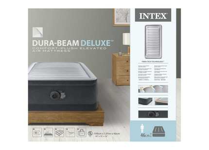 Intex Luftbett Dura Beam Deluxe Twin 99 x 191 x 46 cm