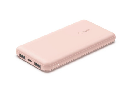 Belkin Powerbank Boost Charge 3-Port 10000 mAh, Rosa