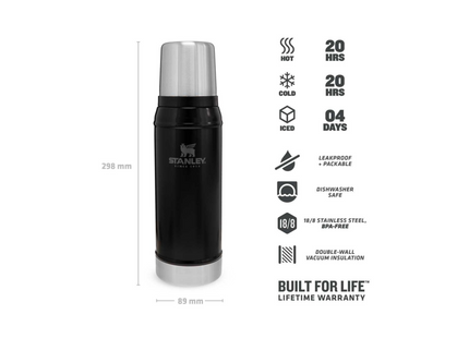 Stanley 1913 thermos bottle Classic 750 ml, black 
