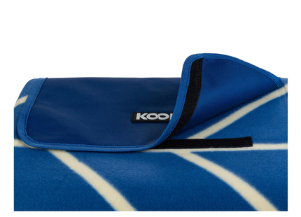 KOOR picnic blanket 200 x 250 cm and drinking bottle 500 ml Onda-Blu