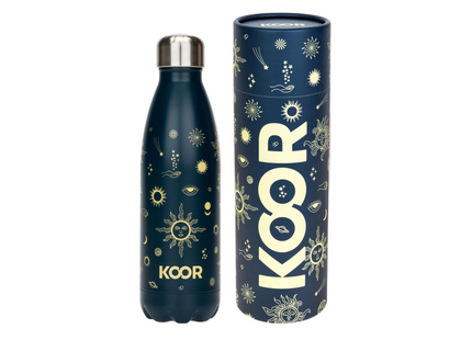 KOOR picnic blanket 200 x 250 cm and drinking bottle 500 ml Onda-Blu