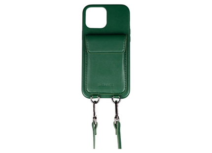 Urbany's Necklace Case Handekette+ iPhone 15 Racing Green