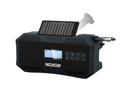 Noxon DAB+ Radio Dynamo Solar 411 Anthracite