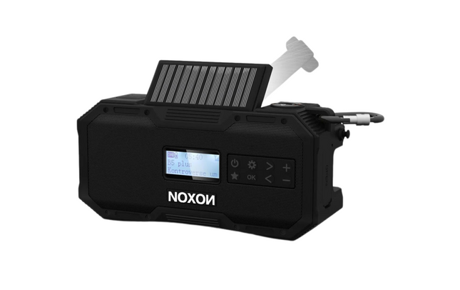 Noxon DAB+ Radio Dynamo Solaire 411 Noir