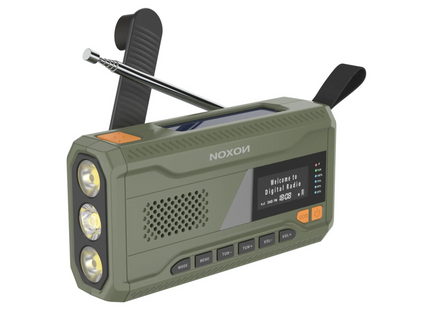 Noxon DAB+ Radio Dynamo Solar 211 Green