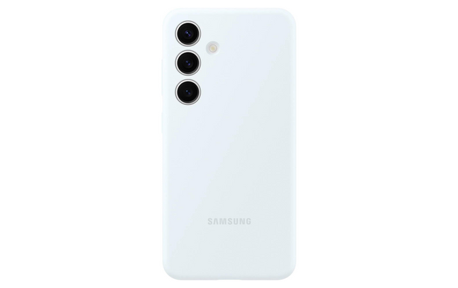 Samsung Coque Arrière Silicone Galaxy S24 Blanc