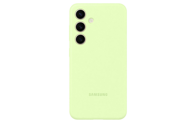 Samsung Coque Arrière Silicone Galaxy S24 Vert