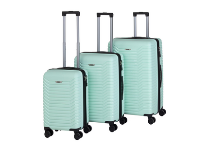 KOOR Manille set de valises de voyage 3 pièces, menthe