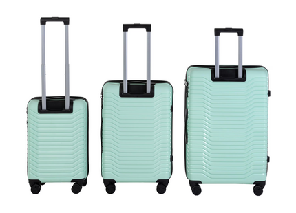 KOOR Manila 3-piece travel suitcase set, Mint