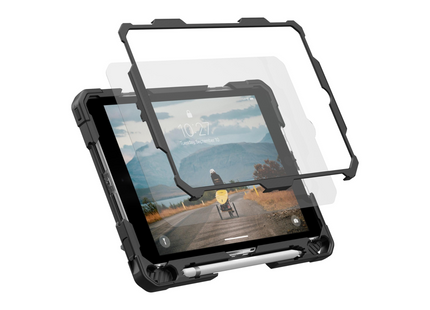 UAG Tablet Back Cover Plasma iPad (7/8/9th Gen.) Ice/Black
