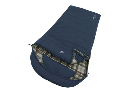 Sac de couchage Outwell Camper Lux polyester, bleu foncé
