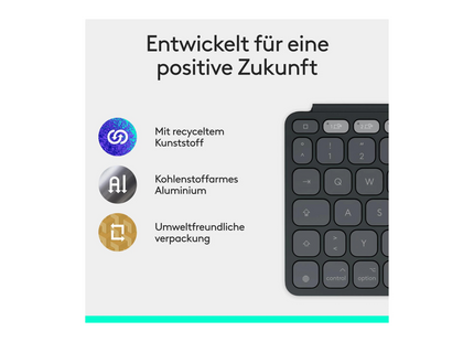 Logitech Tastatur Keys-To-Go 2 Apple Graphite