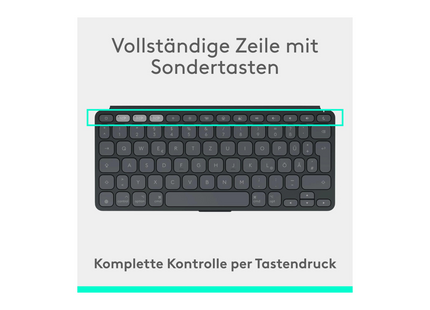 Logitech Tastatur Keys-To-Go 2 Apple Graphite