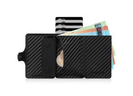 ZNAP Portemonnaie KLIK Magnet Slim XS, Carbon