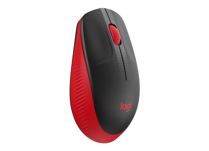 Logitech Mouse M190 Red/Black, wireless