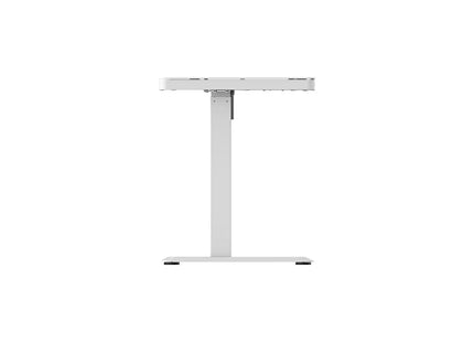 Contini table ET118, 120 x 60 cm, with glass table top, white