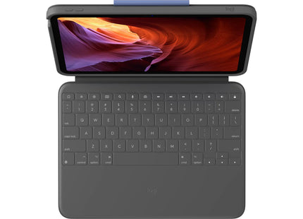 Logitech Housse de clavier pour tablette Rugged Folio iPad 10,9" (10e génération), noir