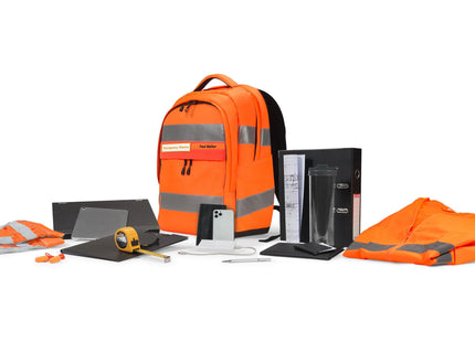 DICOTA sac à dos pour ordinateur portable Hi-Vis 25 l - orange