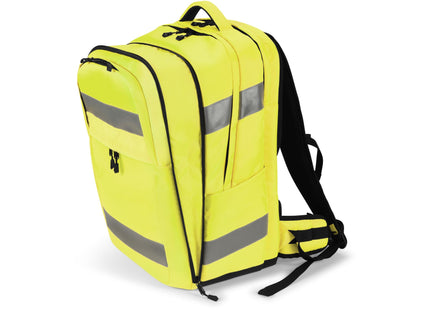 DICOTA sac à dos pour ordinateur portable Hi-Vis 38 l - jaune