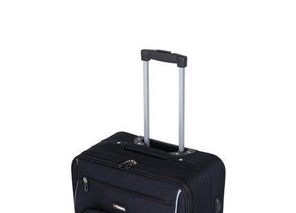 KOOR set de valises de voyage World soft 2 pièces, noir