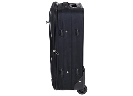KOOR travel suitcase set World soft 2-piece, black