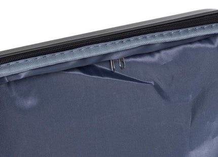 KOOR World Superb ensemble de valises de voyage 3 pièces, gris argenté