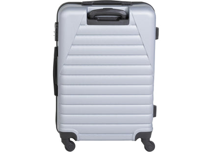 KOOR World Superb ensemble de valises de voyage 2 pièces, gris argenté