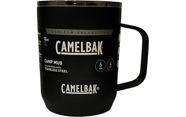  CamelBak Horizon 12oz Camp Mug - Insulated Stainless Steel -  Tri-Mode Lid - Black : Sports & Outdoors