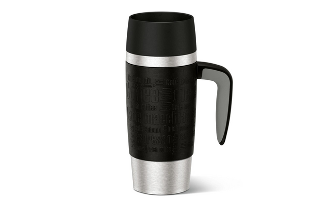 Emsa travel mug handle 360 ​​ml, black