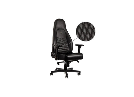 noblechairs gaming chair ICON real leather black