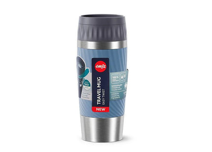 Emsa travel mug Easy Twist 360 ml, blue